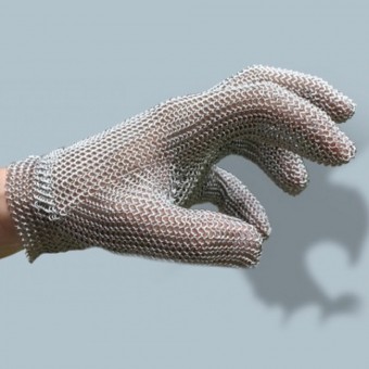 Кольчужная перчатка с металлическим крючком - S