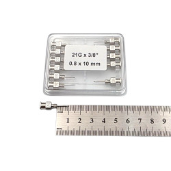 Голка ветеринарна багаторазова 0.8×10LL, 21G×3/8´´ уп.12 шт