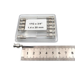 Игла ветеринарная многоразовая 1.4×20LL, 17G×1,1/4`` 12 шт/уп. 