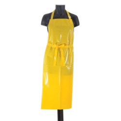 Фартух поліуретановий багаторазовий регульований жовтий Endeavor 90*115 см,140 мк