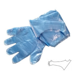 Перчатка для искусственного осеменения с покрытием плеча 120 см, 50 шт/уп (эконом уп.)
